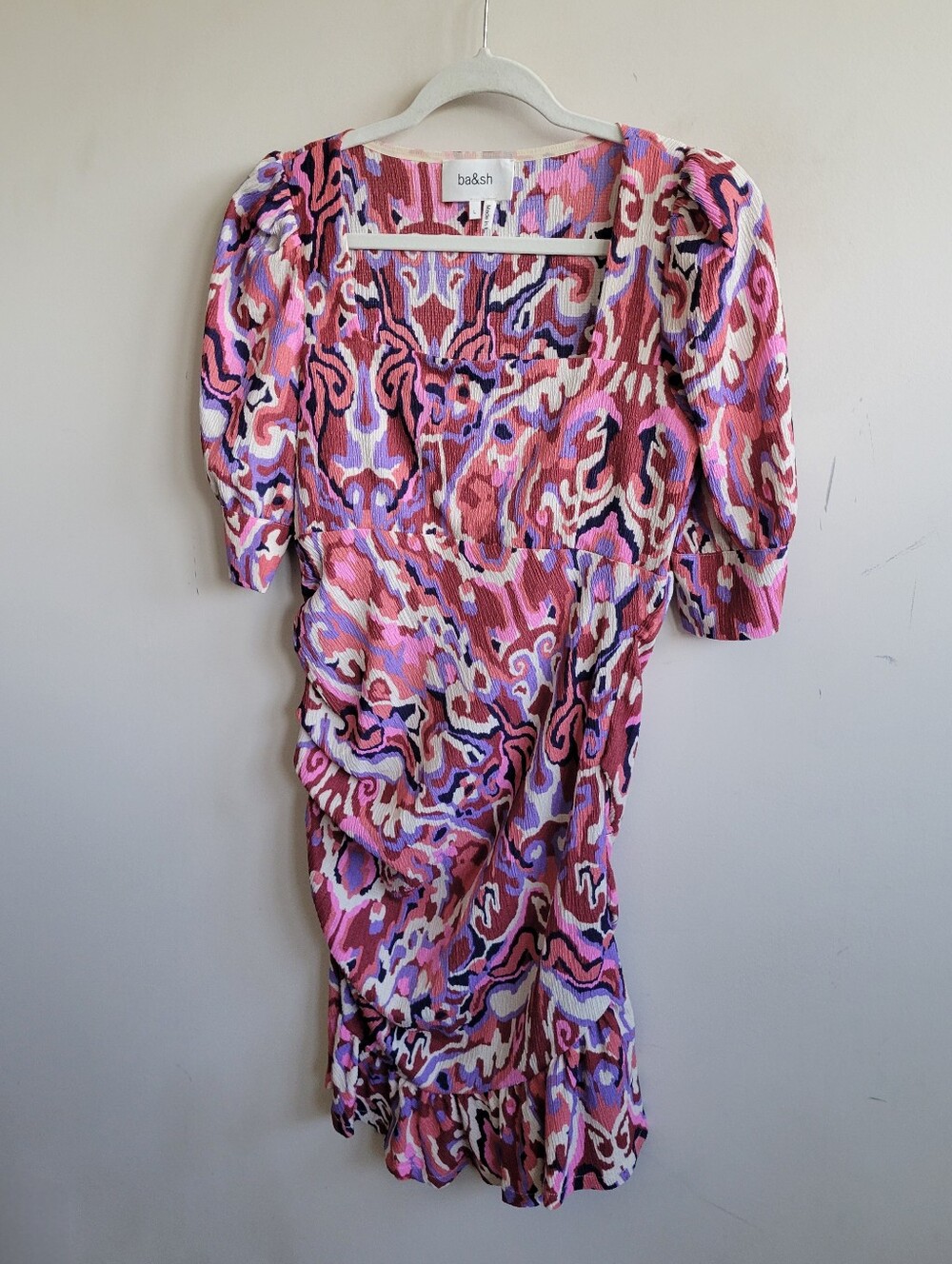 ba&sh Robe Sody Terracota Mini Dress‎ - Picture 8 of 14